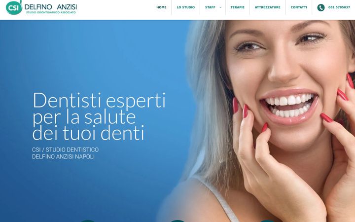 Screenshot of csi-odontoiatria.it