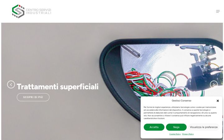 Screenshot of csi-servizi.it