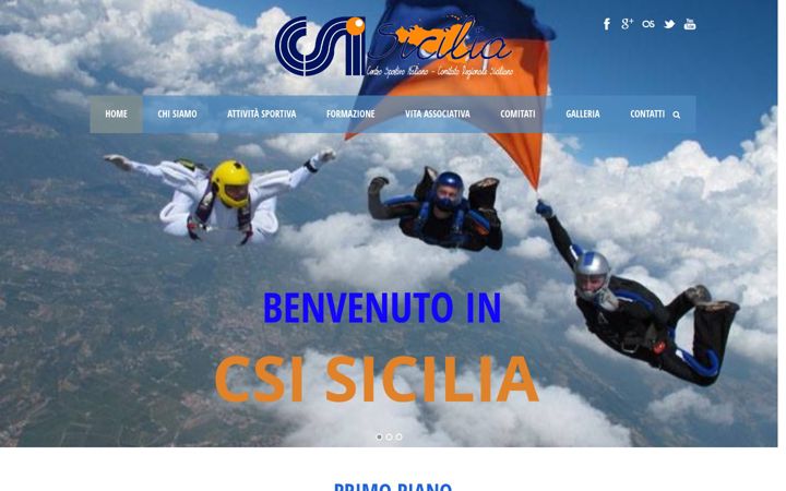 Screenshot of csi.sicilia.it