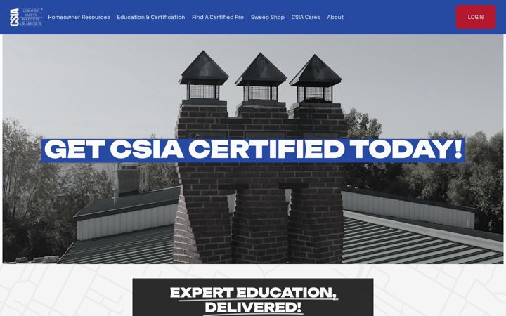 Zrzut ekranu csia.org