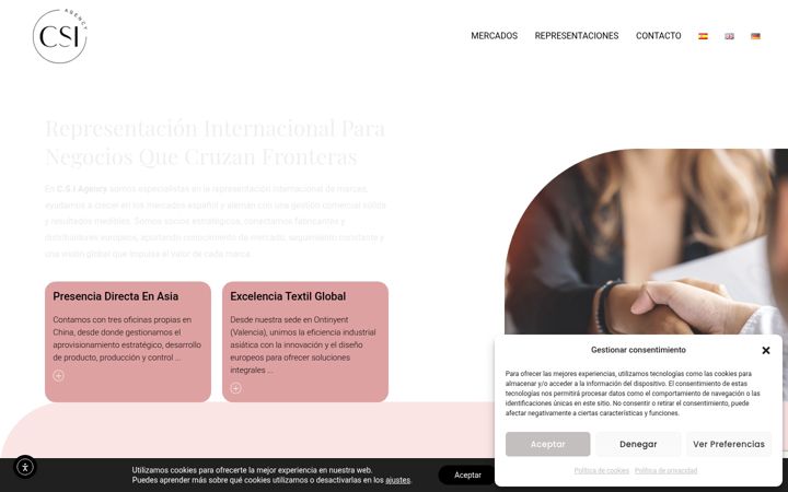 Screenshot of csiagency.es