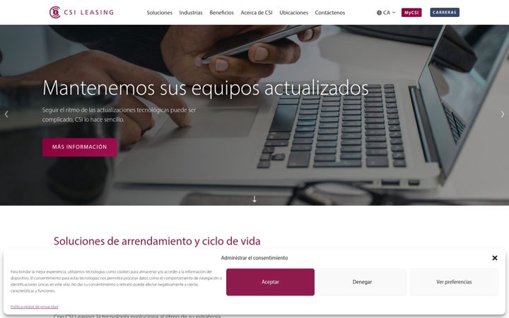 Screenshot of csicentroamerica.com