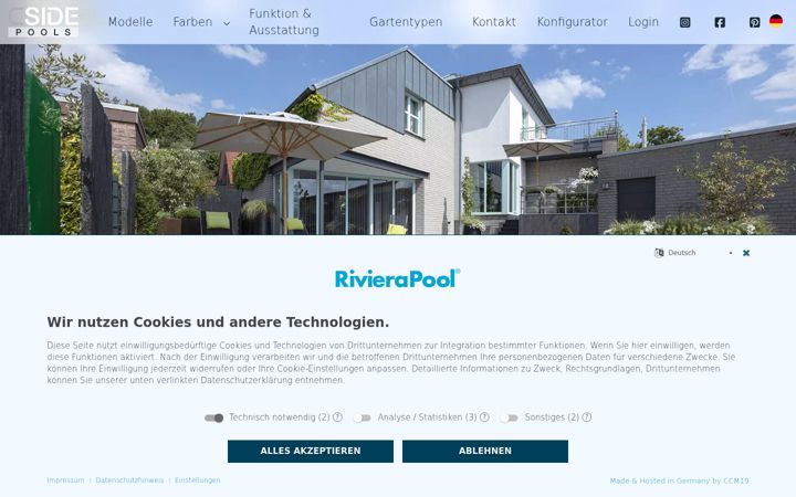 Screenshot of csidepools.de