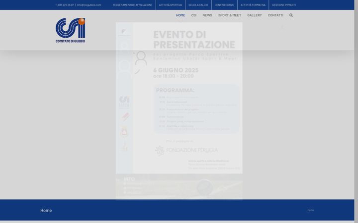 Screenshot of csigubbio.it