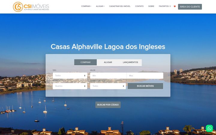Screenshot of csiimoveis.com.br