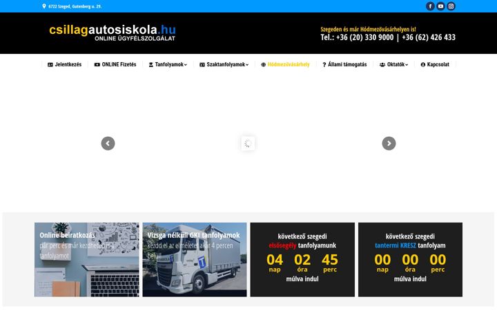 Snímek obrazovky csillagautosiskola.hu