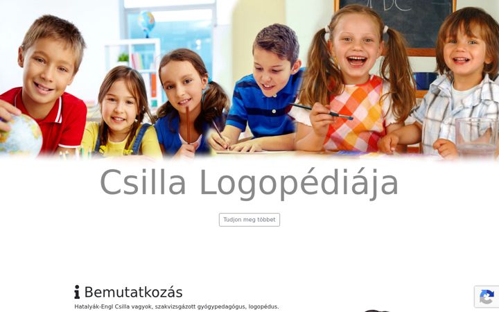 Snímek obrazovky csillalogopediaja.hu
