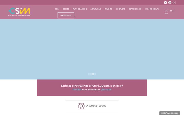 Screenshot of csim.es