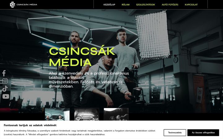 Snímek obrazovky csincsakmedia.hu