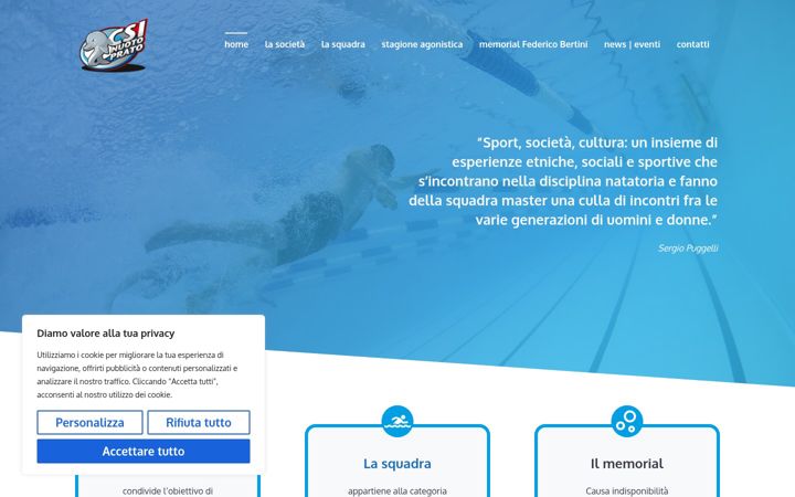 Screenshot of csinuotoprato.it