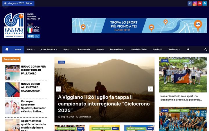 Screenshot of csipotenza.org