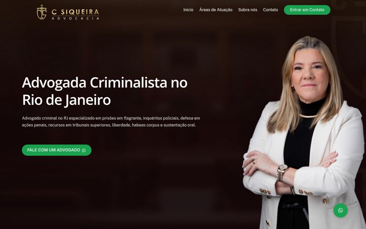 Screenshot di csiqueiraadvocacia.adv.br