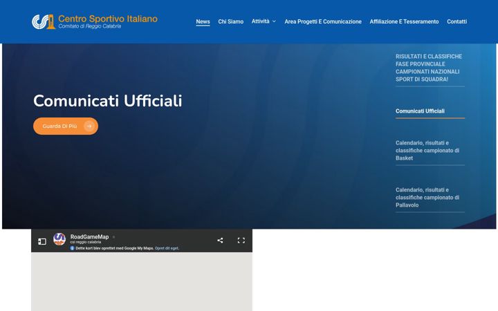 Screenshot of csireggiocalabria.it