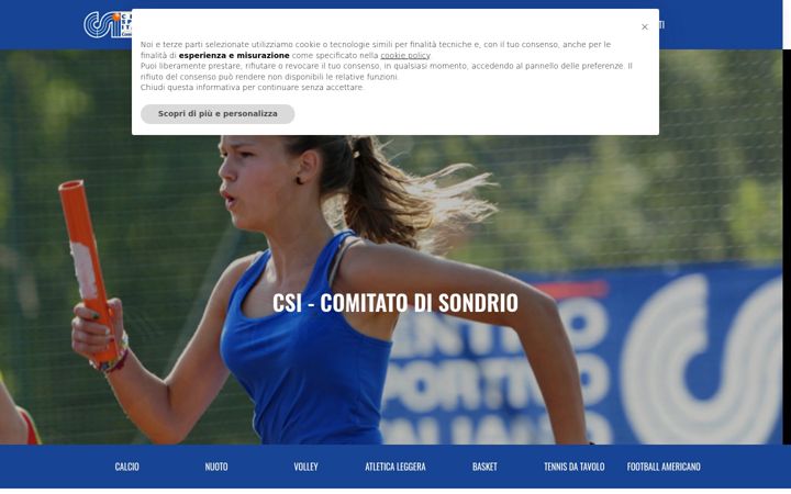Screenshot of csisondrio.it