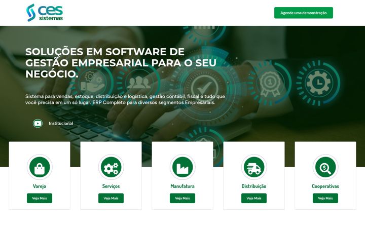 Screenshot di csistemas.com.br