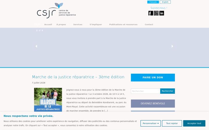 Screenshot of csjr.org