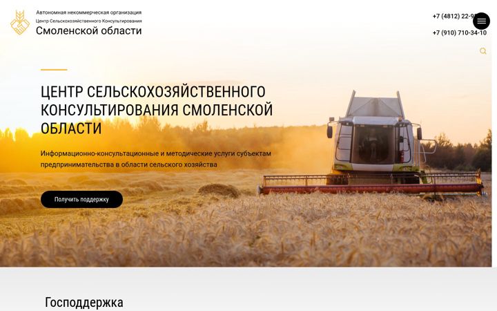Screenshot ta' csk-smolensk.ru