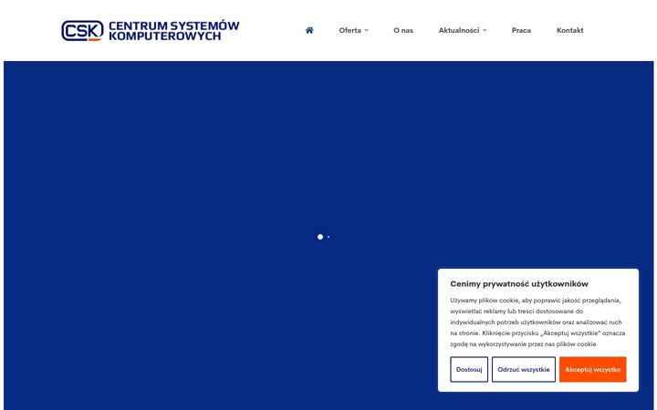 Screenshot of csk.com.pl