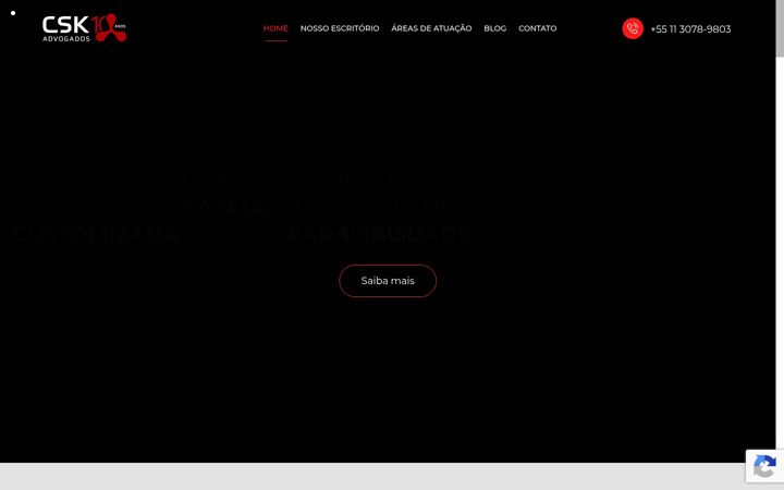 Screenshot of cskadvogados.com.br