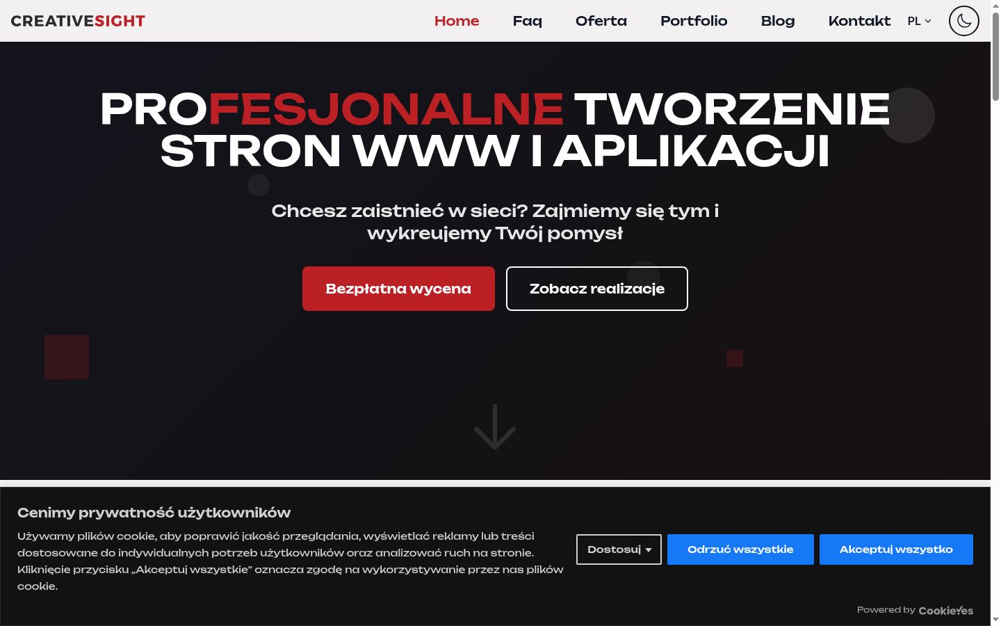 Sutikimo reklamjuostės, rodytos prieš bet kokią sąveiką, ekrano kopija