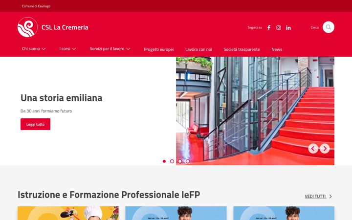 Screenshot of csl-cremeria.it