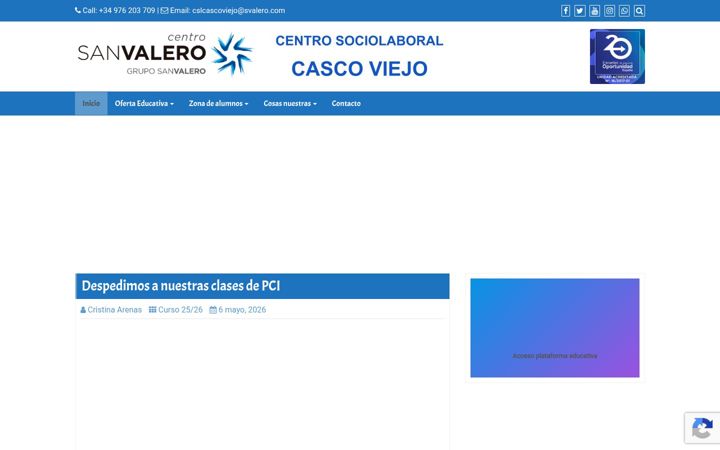 Screenshot of cslcascoviejo.es