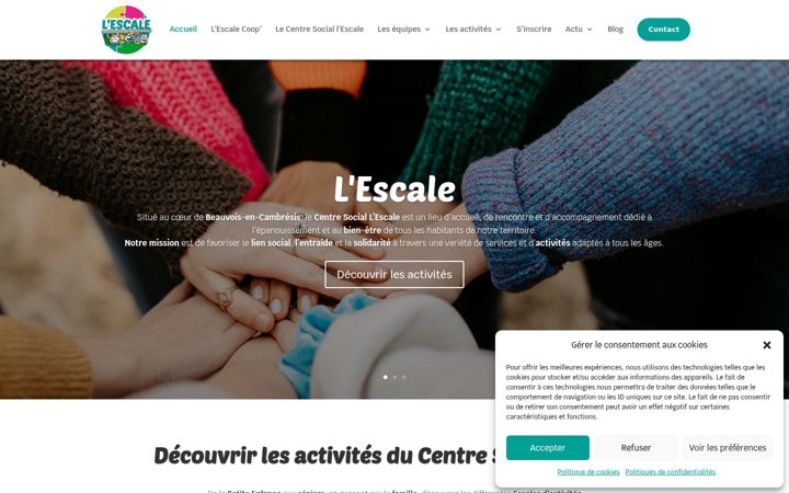Captură de ecran a cslescale-coop.fr