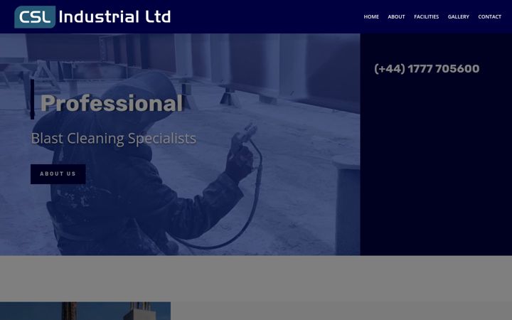 Screenshot of cslindustrial.co.uk