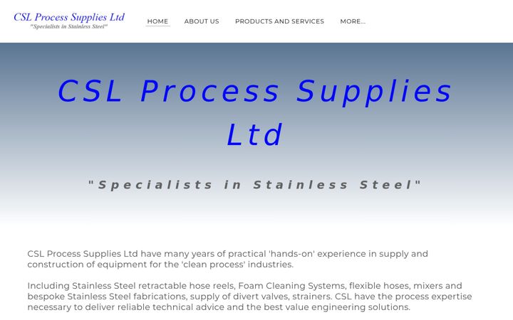 Screenshot of cslprocess.co.uk
