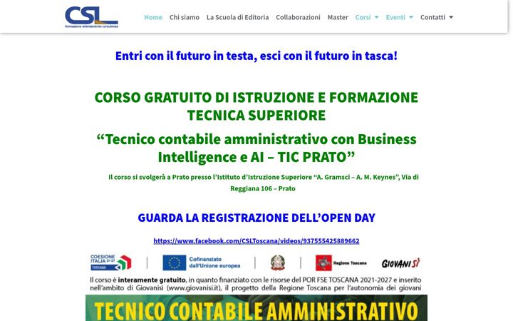Screenshot of csltoscana.net