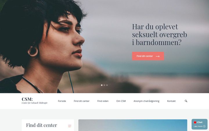 Screenshot of csm-danmark.dk