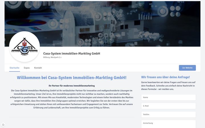 Screenshot of csm-info.com