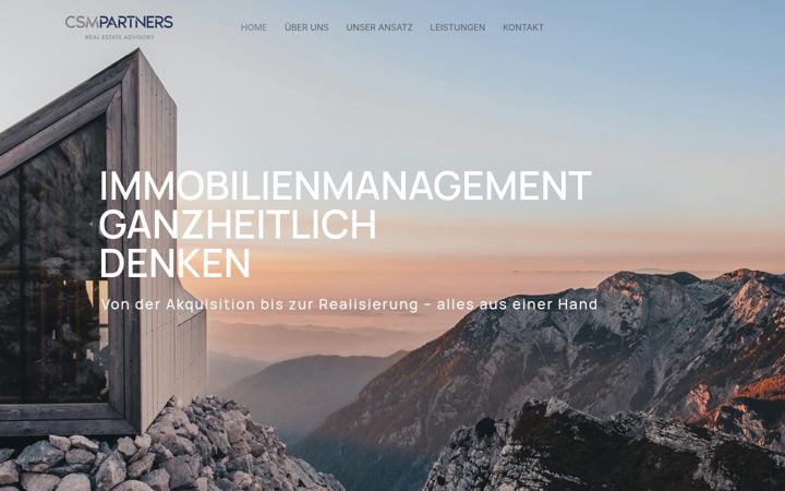 Screenshot of csm-partners.de