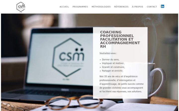 Screenshot of csm-rh.fr