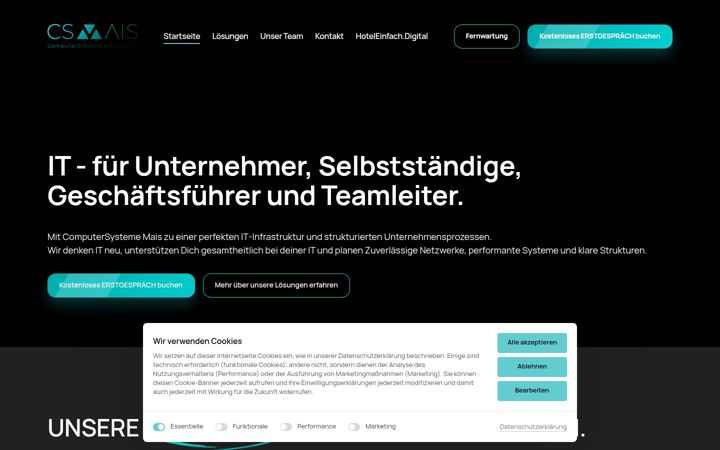 Screenshot of csmais.de