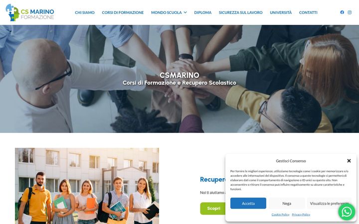 Screenshot of csmarino.it