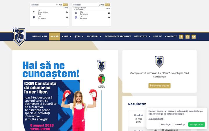 Screenshot of csmconstanta.ro