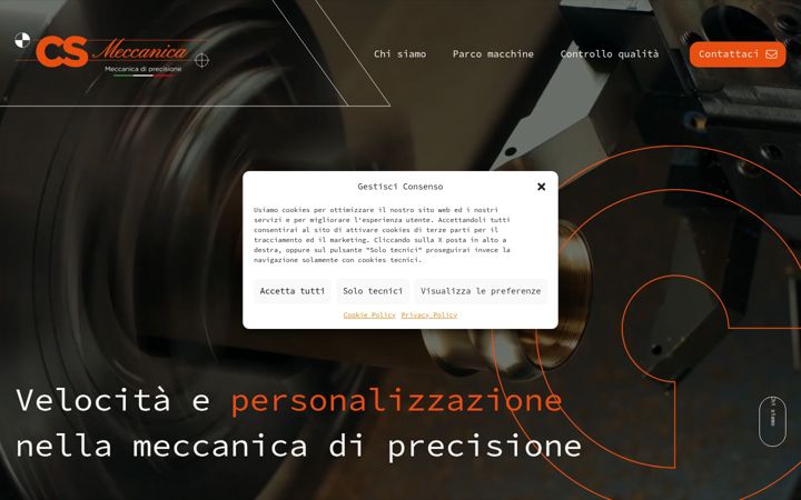 Screenshot of csmeccanicasrl.it