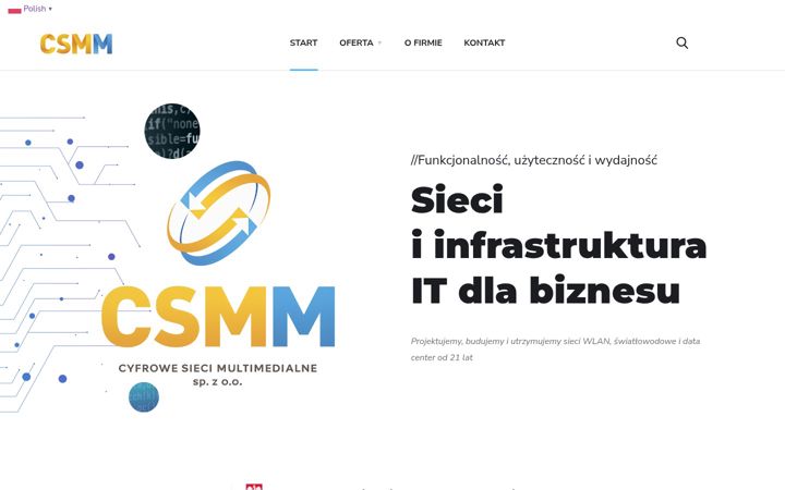 Screenshot of csmm.pl