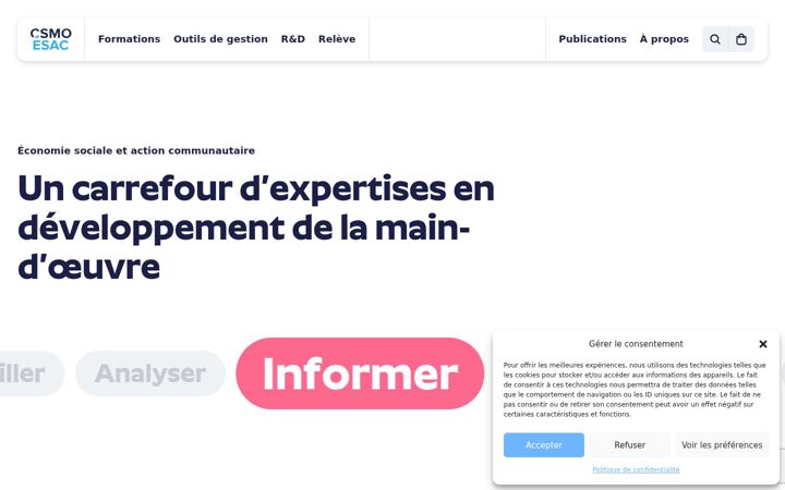 Screenshot of csmoesac.qc.ca