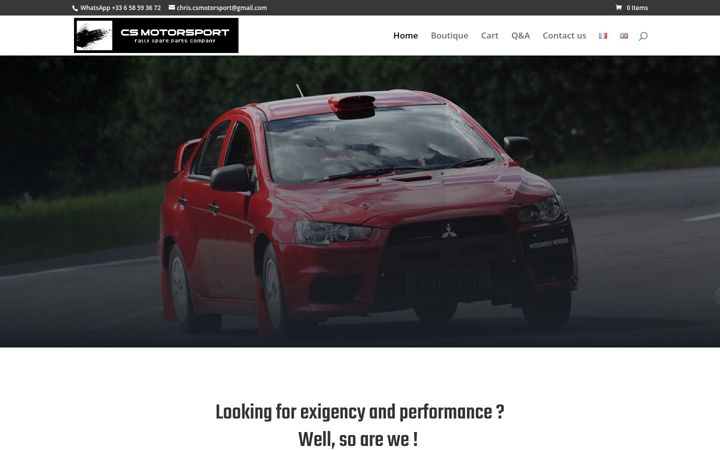 Screenshot of csmotorsport.fr