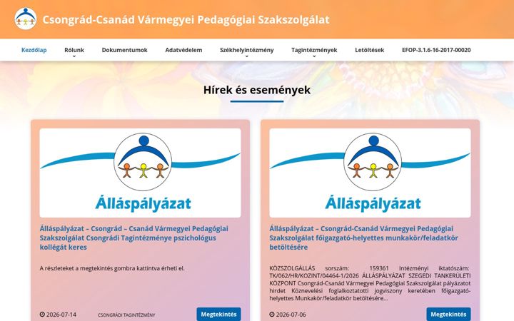 Screenshot of csmpsz.hu