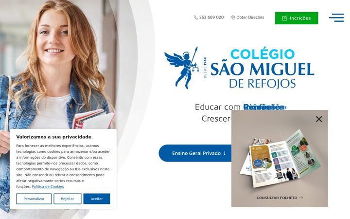 Screenshot of csmr.pt