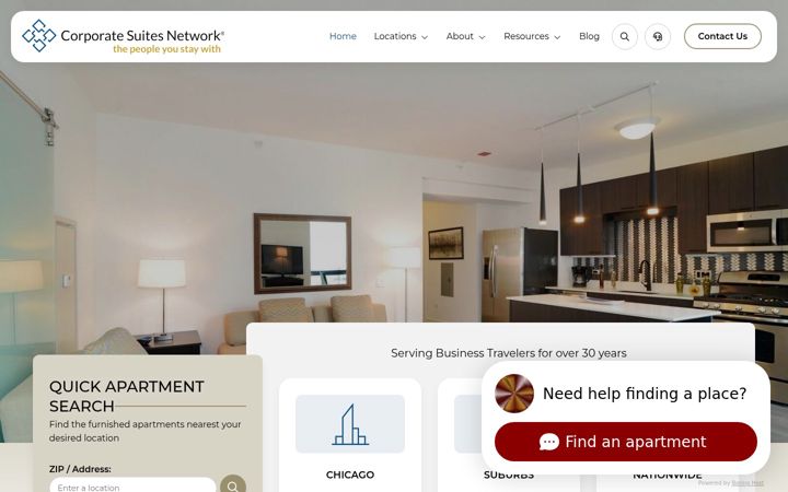 Screenshot of csnhousing.com