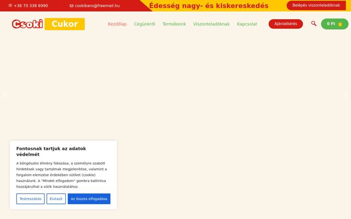 Skærmbillede af csokicukorkft.hu