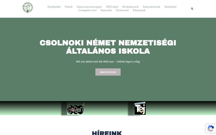 Skærmbillede af csolnokiskola.edu.hu