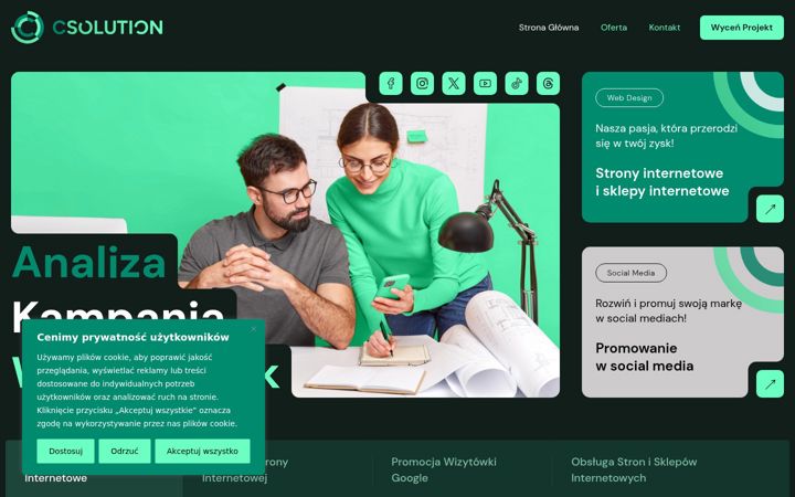 Screenshot of csolution.pl