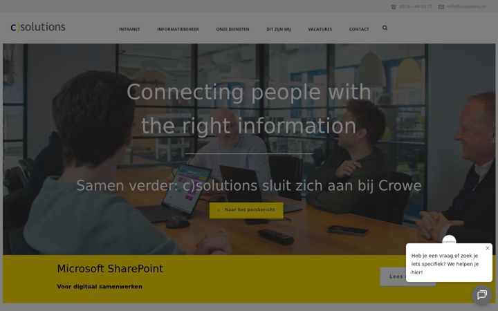 Screenshot of csolutions.nl