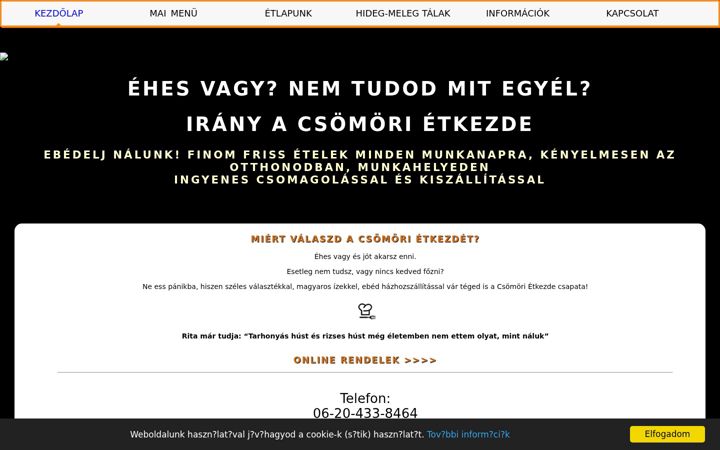 Screenshot of csomorilangos.hu