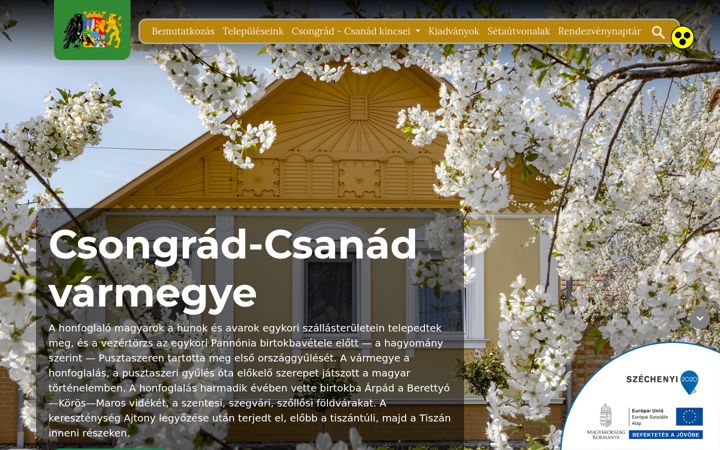 Screenshot von csongradcsanadkincsei.hu